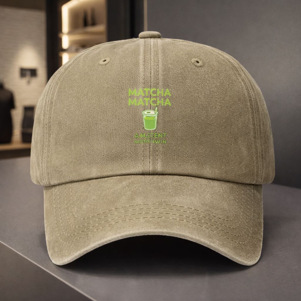 Adjustable Matcha Baseball Cap