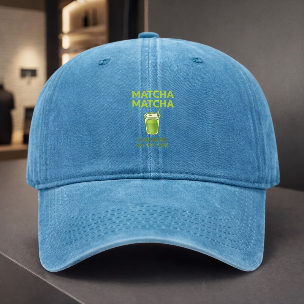 Adjustable Matcha Baseball Cap