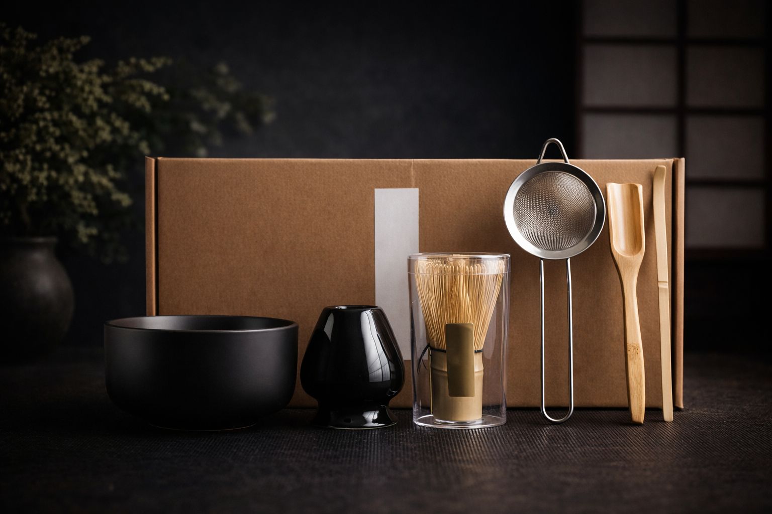 6pcs Traditional Japanese Matcha Set-Ancient Pottery Coffee